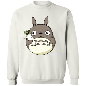 My Neighbor Totoro Japanese - Totoro Eating Turnip Sweatshirt-Apparel, My Neighbor Totoro, My Neighbor Totoro Japanese, Sweatshirt