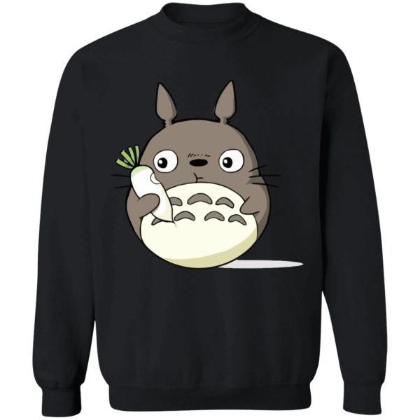 My Neighbor Totoro Japanese - Totoro Eating Turnip Sweatshirt-Apparel, My Neighbor Totoro, My Neighbor Totoro Japanese, Sweatshirt