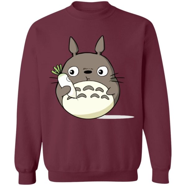 My Neighbor Totoro Japanese - Totoro Eating Turnip Sweatshirt-Apparel, My Neighbor Totoro, My Neighbor Totoro Japanese, Sweatshirt