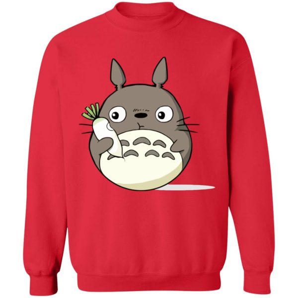 My Neighbor Totoro Japanese - Totoro Eating Turnip Sweatshirt-Apparel, My Neighbor Totoro, My Neighbor Totoro Japanese, Sweatshirt