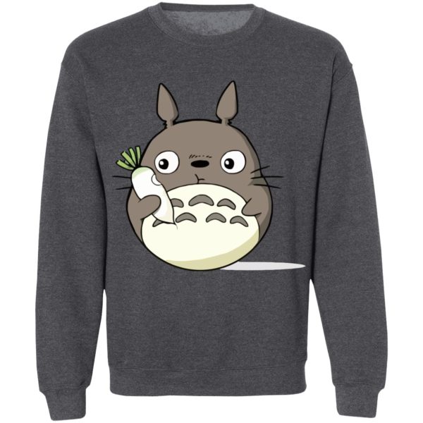 My Neighbor Totoro Japanese - Totoro Eating Turnip Sweatshirt-Apparel, My Neighbor Totoro, My Neighbor Totoro Japanese, Sweatshirt