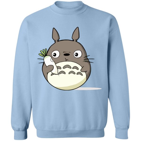 My Neighbor Totoro Japanese - Totoro Eating Turnip Sweatshirt-Apparel, My Neighbor Totoro, My Neighbor Totoro Japanese, Sweatshirt