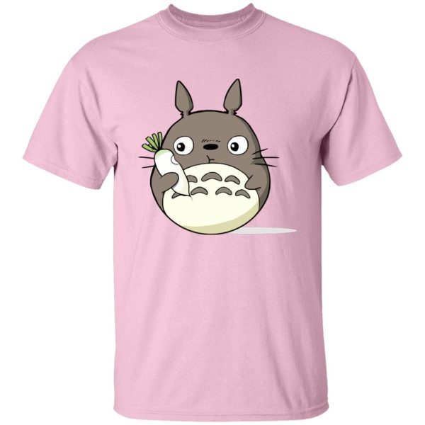 Totoro Catbus - Totoro Eating Turnip T Shirt-Apparel, My Neighbor Totoro, Totoro Catbus, Tshirt