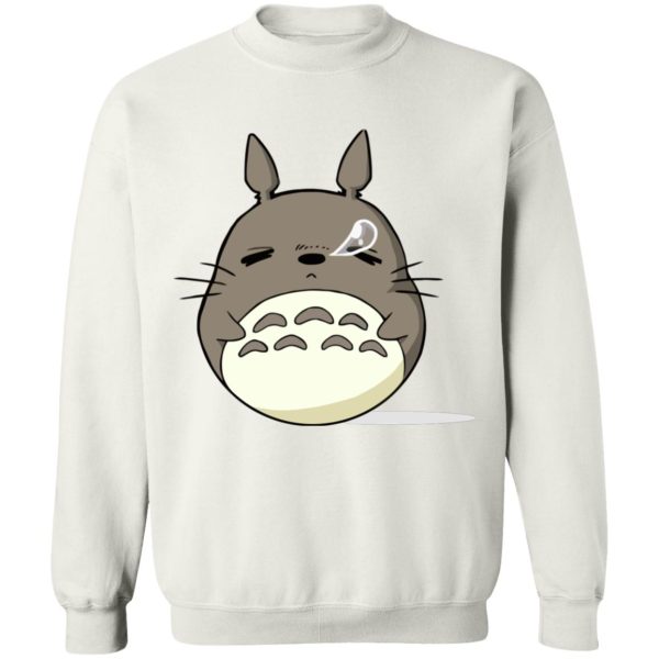 Totoro Plush Toy - Sleepy Totoro Sweatshirt-Apparel, My Neighbor Totoro, Sweatshirt, Totoro Plush Toy