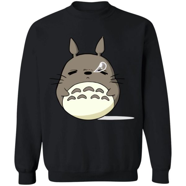 Totoro Plush Toy - Sleepy Totoro Sweatshirt-Apparel, My Neighbor Totoro, Sweatshirt, Totoro Plush Toy