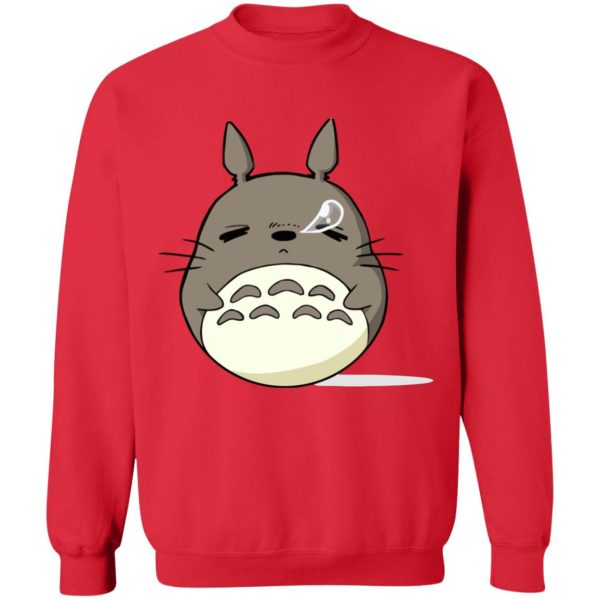 Totoro Plush Toy - Sleepy Totoro Sweatshirt-Apparel, My Neighbor Totoro, Sweatshirt, Totoro Plush Toy