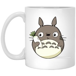 My Neighbor Totoro Meaning - Totoro Eating Turnip Mug-Accessories, House Decor, Mug, My Neighbor Totoro, My Neighbor Totoro Meaning