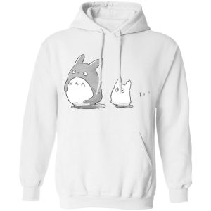 Totoro Poster - Walking Mini Totoro Hoodie-Apparel, Hoodie, My Neighbor Totoro, Totoro Poster