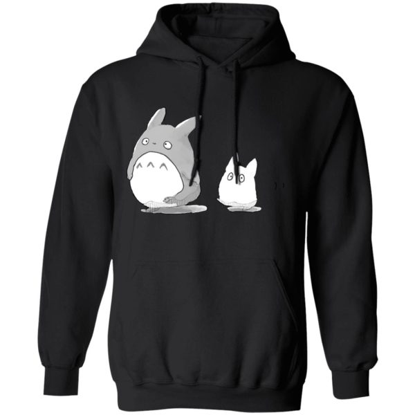 Totoro Poster - Walking Mini Totoro Hoodie-Apparel, Hoodie, My Neighbor Totoro, Totoro Poster