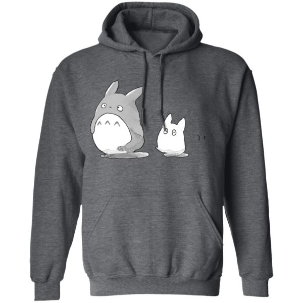 Totoro Poster - Walking Mini Totoro Hoodie-Apparel, Hoodie, My Neighbor Totoro, Totoro Poster