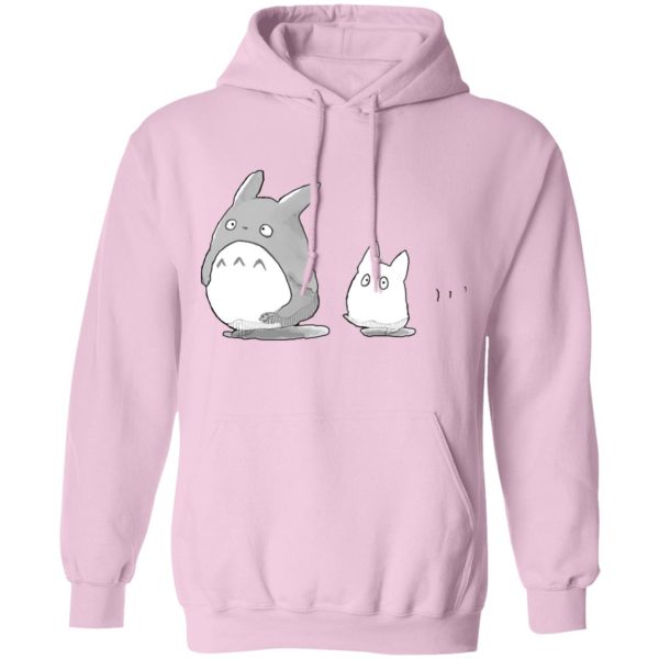 Totoro Poster - Walking Mini Totoro Hoodie-Apparel, Hoodie, My Neighbor Totoro, Totoro Poster