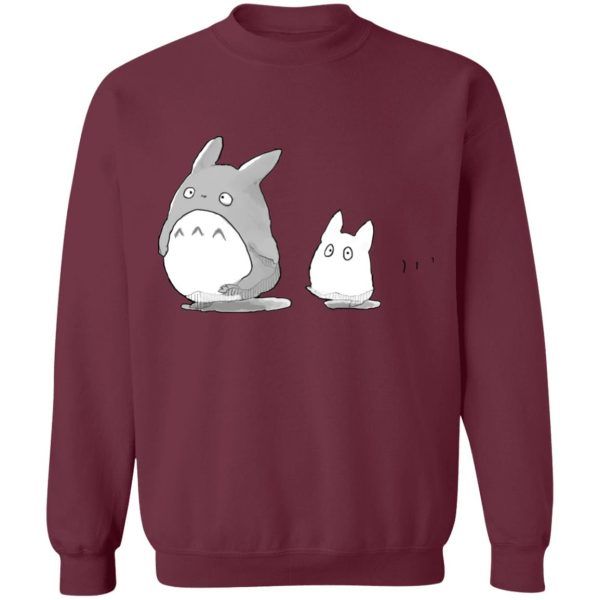 Totoro Concrete Facebook - Walking Mini Totoro Sweatshirt-Apparel, My Neighbor Totoro, Sweatshirt, Totoro Concrete Facebook