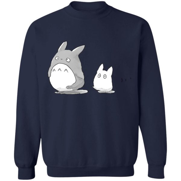 Totoro Concrete Facebook - Walking Mini Totoro Sweatshirt-Apparel, My Neighbor Totoro, Sweatshirt, Totoro Concrete Facebook