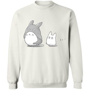 Totoro Concrete Facebook - Walking Mini Totoro Sweatshirt-Apparel, My Neighbor Totoro, Sweatshirt, Totoro Concrete Facebook