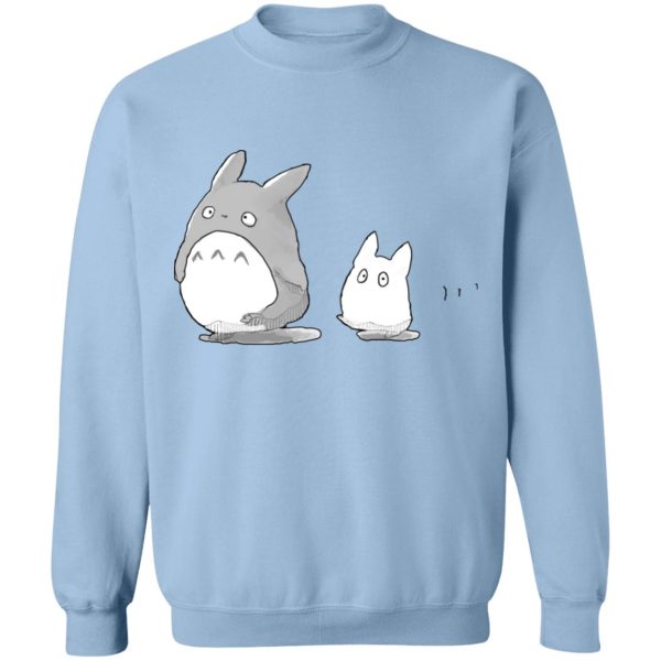 Totoro Concrete Facebook - Walking Mini Totoro Sweatshirt-Apparel, My Neighbor Totoro, Sweatshirt, Totoro Concrete Facebook