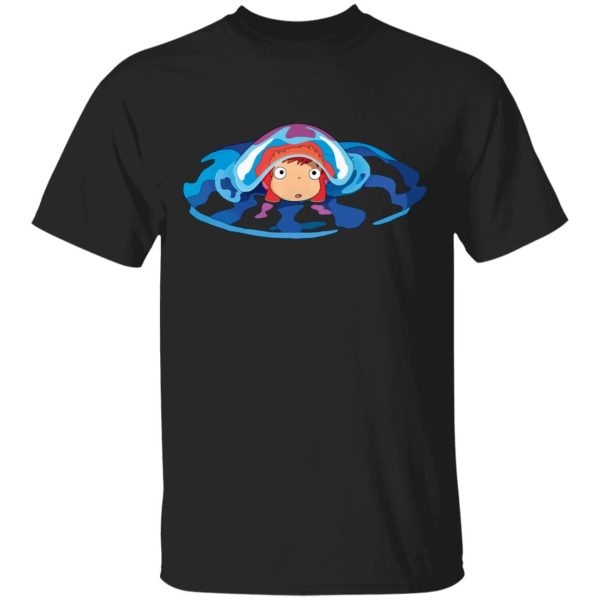 Sosuke Ponyo - Ponyo Very First Trip T Shirt Unisex-Apparel, ponyo, Sosuke Ponyo, Tshirt