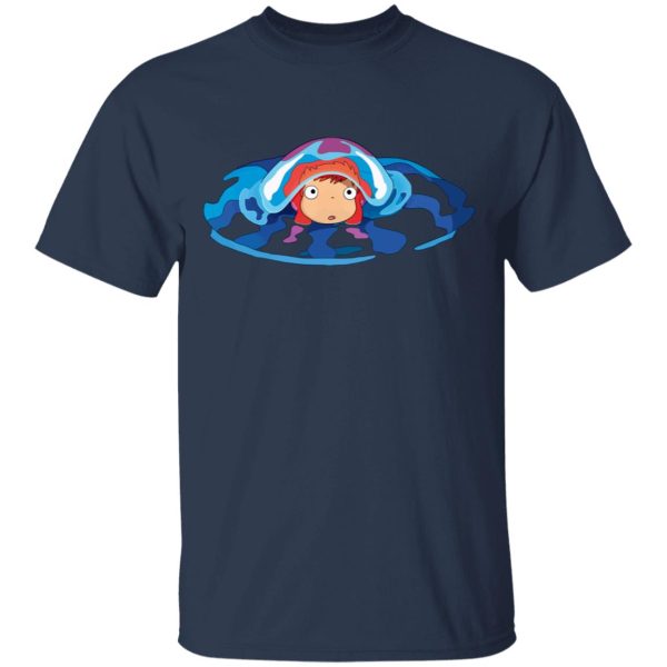 Sosuke Ponyo - Ponyo Very First Trip T Shirt Unisex-Apparel, ponyo, Sosuke Ponyo, Tshirt