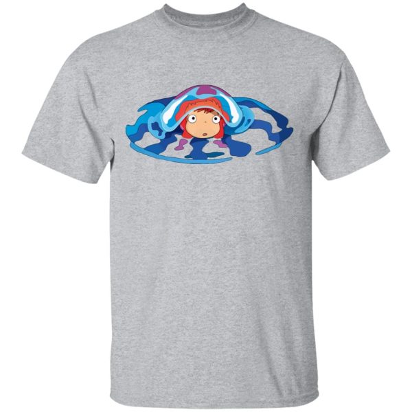 Sosuke Ponyo - Ponyo Very First Trip T Shirt Unisex-Apparel, ponyo, Sosuke Ponyo, Tshirt