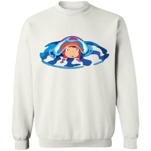 Ponyo Baby Fish - Ponyo Very First Trip Sweatshirt Unisex-Apparel, ponyo, Ponyo Baby Fish, Sweatshirt