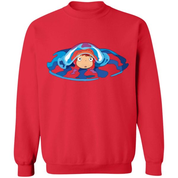 Ponyo Baby Fish - Ponyo Very First Trip Sweatshirt Unisex-Apparel, ponyo, Ponyo Baby Fish, Sweatshirt