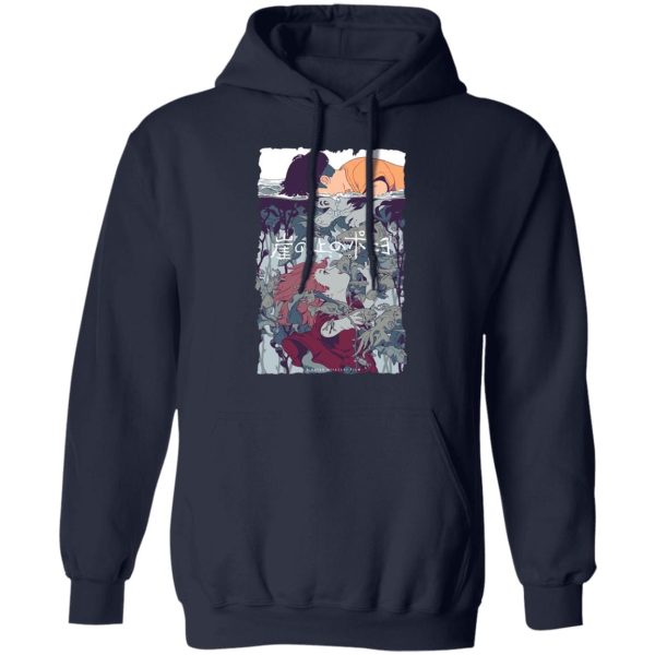 Ready Ponyo Booklet Online Free - Ponyo and Sosuke Creative Art Hoodie Unisex-Apparel, Hoodie, ponyo, Ready Ponyo Booklet Online Free