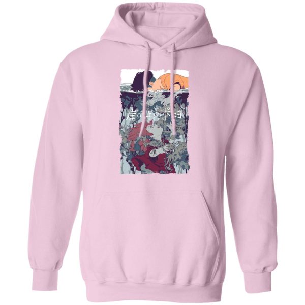 Ready Ponyo Booklet Online Free - Ponyo and Sosuke Creative Art Hoodie Unisex-Apparel, Hoodie, ponyo, Ready Ponyo Booklet Online Free