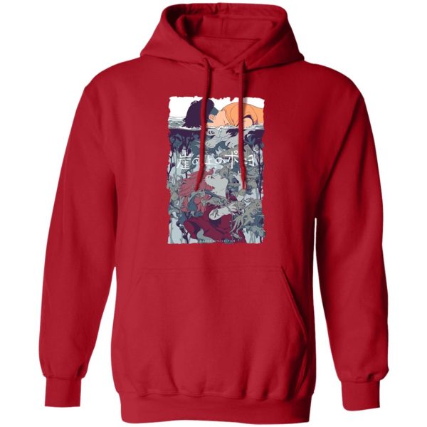 Ready Ponyo Booklet Online Free - Ponyo and Sosuke Creative Art Hoodie Unisex-Apparel, Hoodie, ponyo, Ready Ponyo Booklet Online Free