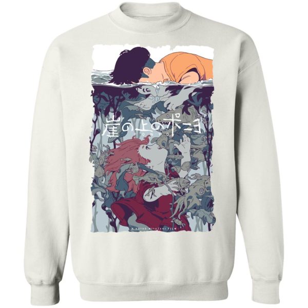 Ponyo Movie - Ponyo and Sosuke Creative Art Sweatshirt Unisex-Apparel, ponyo, Ponyo Movie, Sweatshirt