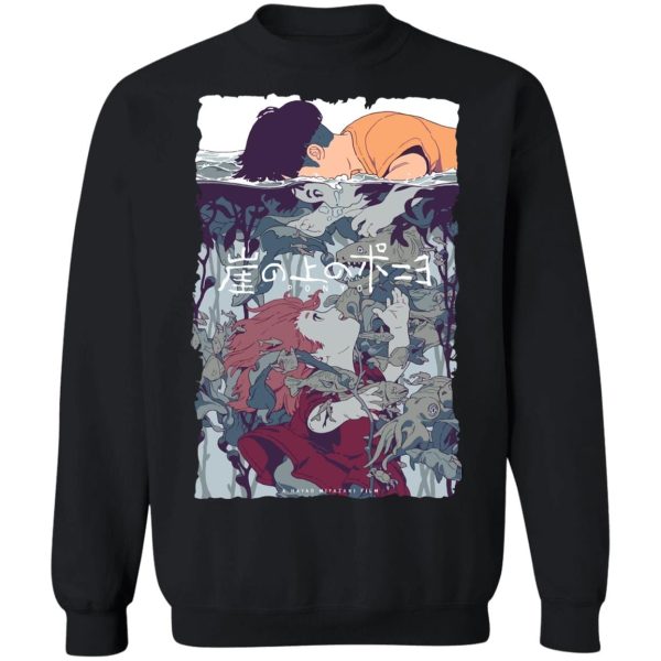 Ponyo Movie - Ponyo and Sosuke Creative Art Sweatshirt Unisex-Apparel, ponyo, Ponyo Movie, Sweatshirt