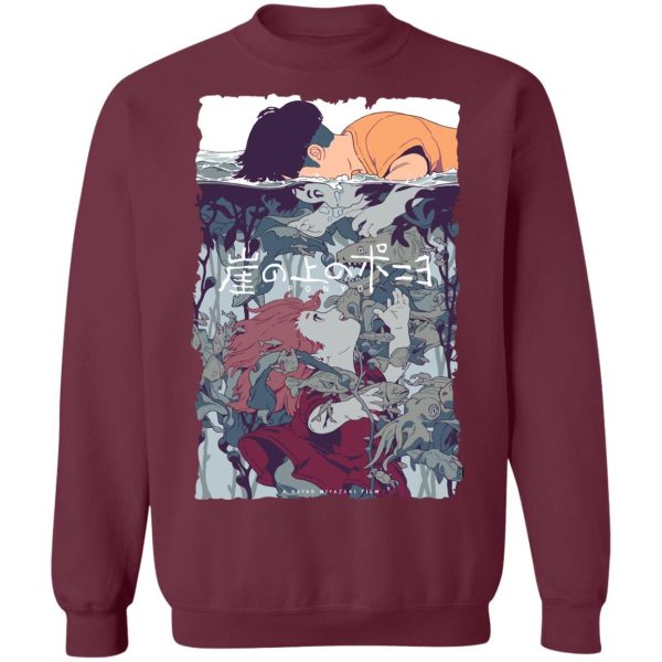 Ponyo Movie - Ponyo and Sosuke Creative Art Sweatshirt Unisex-Apparel, ponyo, Ponyo Movie, Sweatshirt