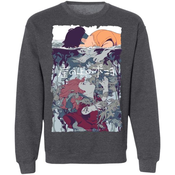 Ponyo Movie - Ponyo and Sosuke Creative Art Sweatshirt Unisex-Apparel, ponyo, Ponyo Movie, Sweatshirt