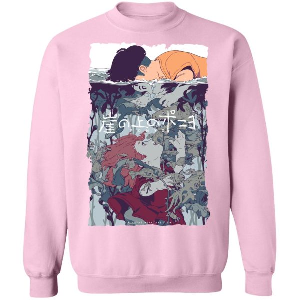 Ponyo Movie - Ponyo and Sosuke Creative Art Sweatshirt Unisex-Apparel, ponyo, Ponyo Movie, Sweatshirt