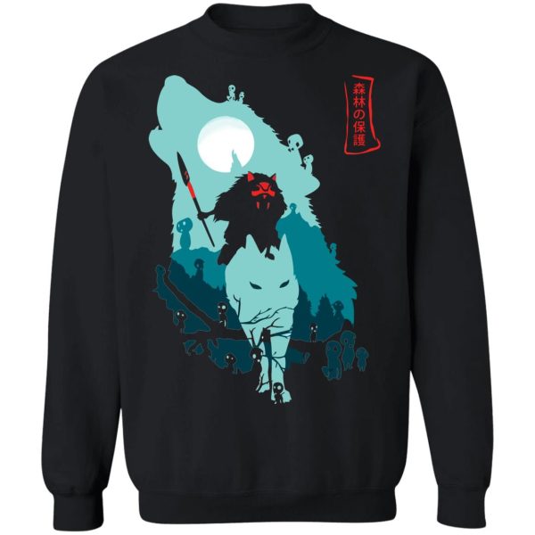 Princess Mononoke Tattoo - Princess Mononoke – Guardians of the Forest Sweatshirt Unisex-Apparel, princess mononoke, Princess Mononoke Tattoo, Sweatshirt