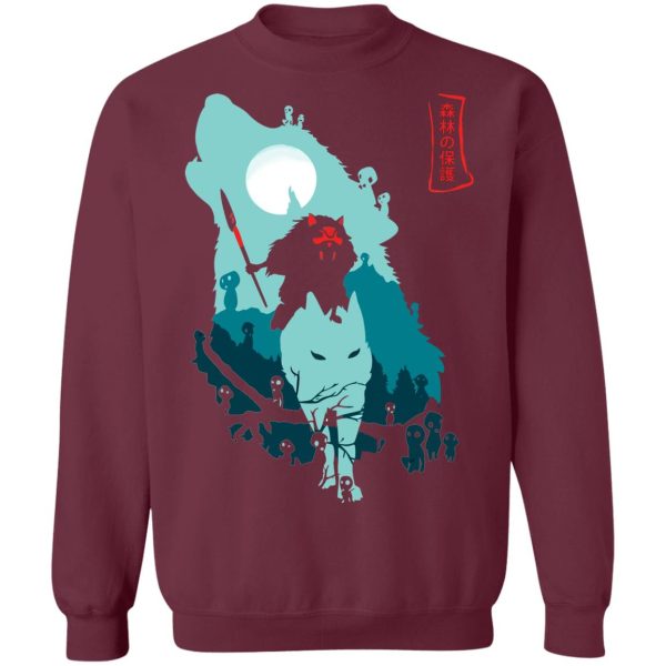 Princess Mononoke Tattoo - Princess Mononoke – Guardians of the Forest Sweatshirt Unisex-Apparel, princess mononoke, Princess Mononoke Tattoo, Sweatshirt