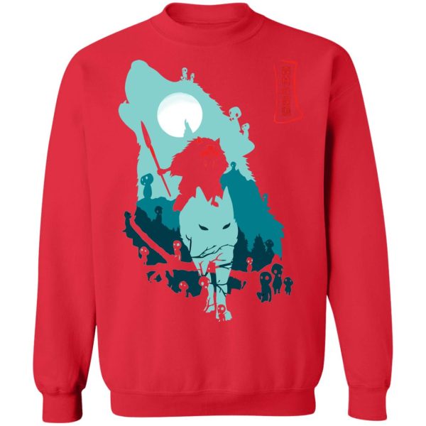 Princess Mononoke Tattoo - Princess Mononoke – Guardians of the Forest Sweatshirt Unisex-Apparel, princess mononoke, Princess Mononoke Tattoo, Sweatshirt