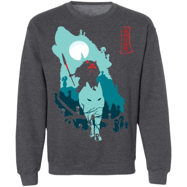 Princess Mononoke Tattoo - Princess Mononoke – Guardians of the Forest Sweatshirt Unisex-Apparel, princess mononoke, Princess Mononoke Tattoo, Sweatshirt