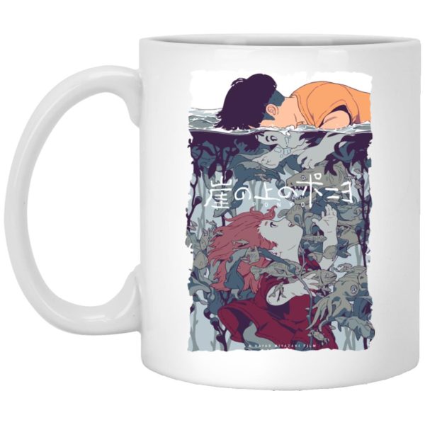 Ponyo - Ponyo and Sosuke Creative Art Mug-Accessories, House Decor, Mug, ponyo