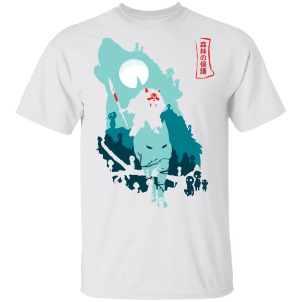 Princess Mononoke Character - Princess Mononoke – Guardians of the Forest T Shirt Unisex-Apparel, princess mononoke, Princess Mononoke Character, Tshirt