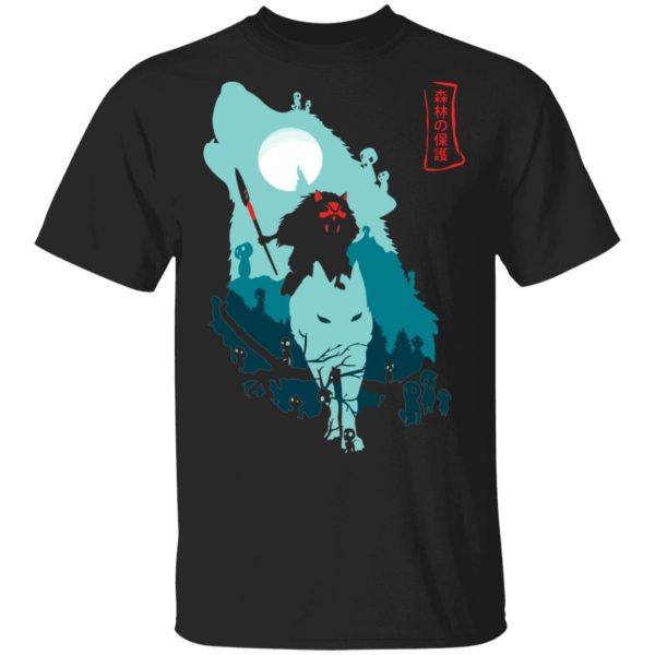 Princess Mononoke Character - Princess Mononoke – Guardians of the Forest T Shirt Unisex-Apparel, princess mononoke, Princess Mononoke Character, Tshirt