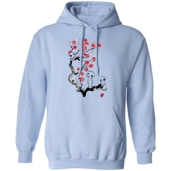 Studio Ghibli Films Princess Mononoke - Princess Mononoke – Tree Spirits on the Cherry Blossom Hoodie Unisex-Apparel, Hoodie, princess mononoke, Studio Ghibli Films Princess Mononoke