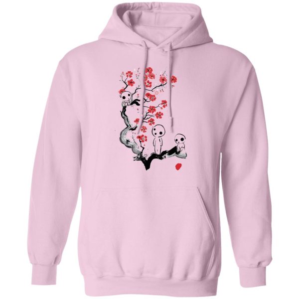 Studio Ghibli Films Princess Mononoke - Princess Mononoke – Tree Spirits on the Cherry Blossom Hoodie Unisex-Apparel, Hoodie, princess mononoke, Studio Ghibli Films Princess Mononoke