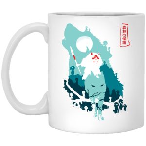 Princess Mononoke English Cast - Princess Mononoke – Guardians of the Forest Mug-Accessories, House Decor, Mug, princess mononoke, Princess Mononoke English Cast