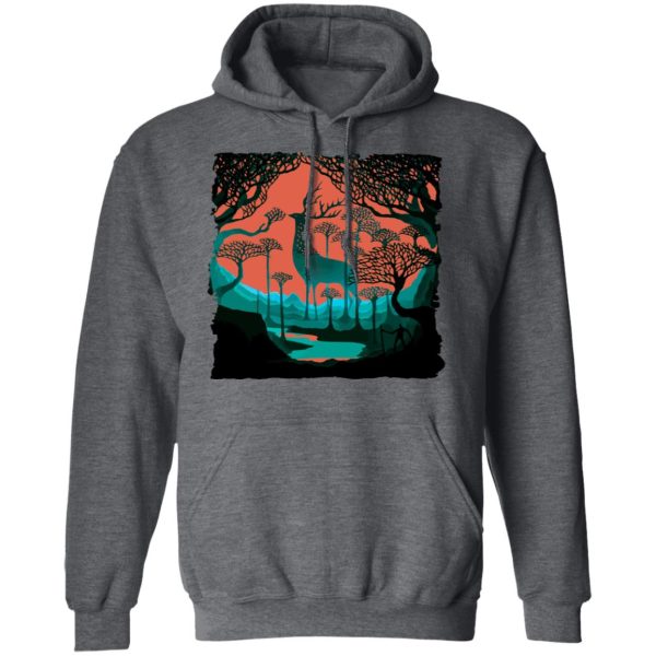 Princess Mononoke-ashitaka - Princess Mononoke – Shishigami of The Forest Hoodie Unisex-Apparel, Hoodie, princess mononoke, Princess Mononoke Ashitaka