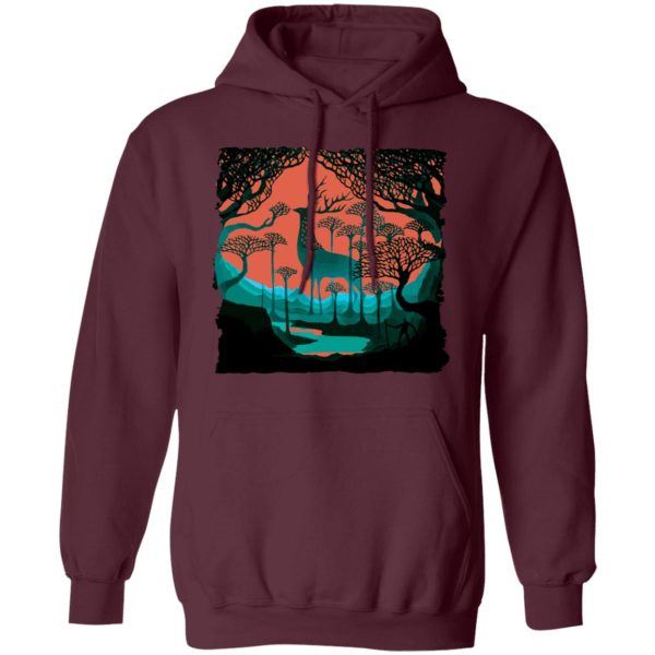 Princess Mononoke-ashitaka - Princess Mononoke – Shishigami of The Forest Hoodie Unisex-Apparel, Hoodie, princess mononoke, Princess Mononoke Ashitaka