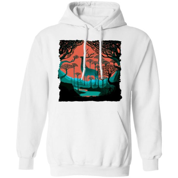 Princess Mononoke-ashitaka - Princess Mononoke – Shishigami of The Forest Hoodie Unisex-Apparel, Hoodie, princess mononoke, Princess Mononoke Ashitaka