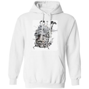 Howl's Moving Castle - Howl’s moving castle Essential Hoodie Unisex-Apparel, Hoodie, Howl's Moving Castle