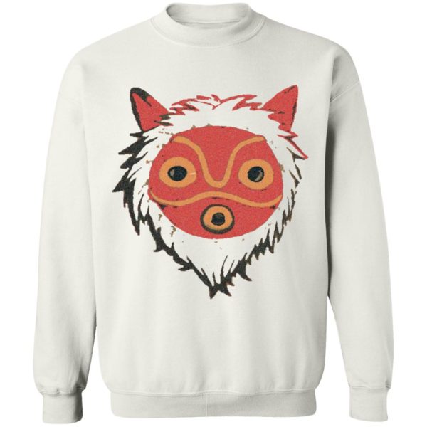 Characters In Princess Mononoke - Mononoke – Wolf Princess Sweatshirt Unisex-Apparel, Characters In Princess Mononoke, princess mononoke, Sweatshirt