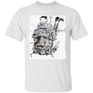 Howl's Moving Castle Novel - Howl’s moving castle Essential T Shirt Unisex-Apparel, Howl's Moving Castle, Howl's Moving Castle Novel, Tshirt