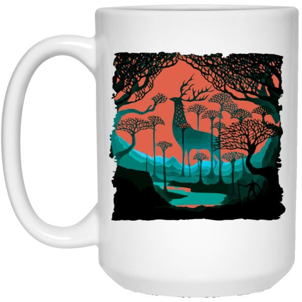 Princess Mononoke Cosplay - Princess Mononoke – Shishigami of The Forest Mug-Accessories, House Decor, Mug, princess mononoke, Princess Mononoke Cosplay