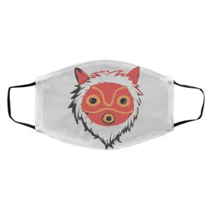 Princess Mononoke Film - Mononoke – Wolf Princess Face Mask-Accessories, Face Mask, princess mononoke, Princess Mononoke Film